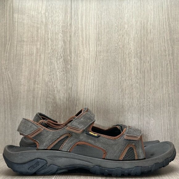 Teva Sandals Mens Size 12 Katavi 2 Adjustable Trail Hiking Suede Brown 1019192 main image 10